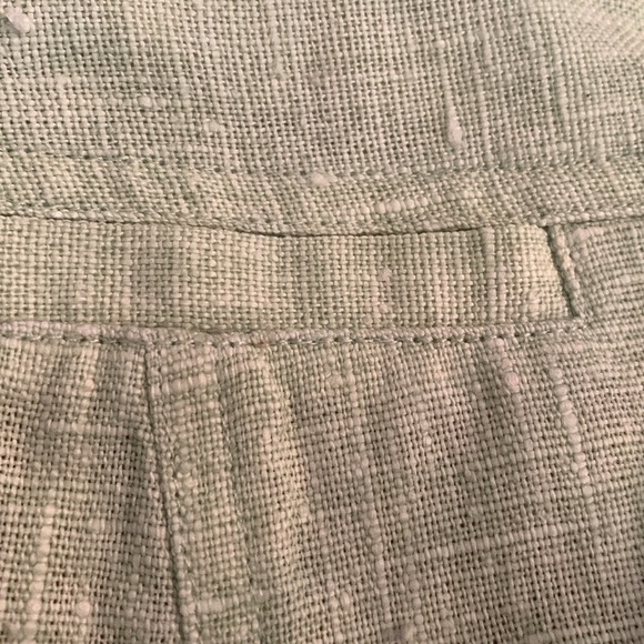 St.John Sport pale green linen pant, size 6 - Picture 6 of 8